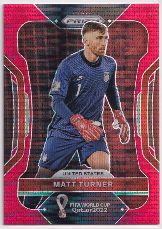 2022 Panini Prizm World Cup Breakaway Matt Turner Red Pulsar /99 USA